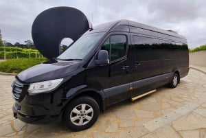 Upeat yksityiset retket Luxe Bus Lake Mountain Snow Play Tour