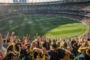 Melbourne : match de football australien et visite à pied