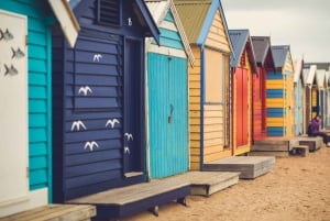 Melbourne: Sessão fotográfica em Brighton Beach/Bathing Boxes