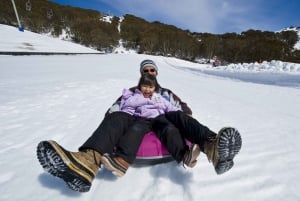 Melbourne: sneeuw en watervallen op Lake Mountain met gids