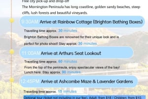 Melbourne : Excursion d'une journée dans la péninsule de Mornington