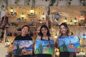 Melbourne: schilder- en nipklassen - acryl, canvas en wijn