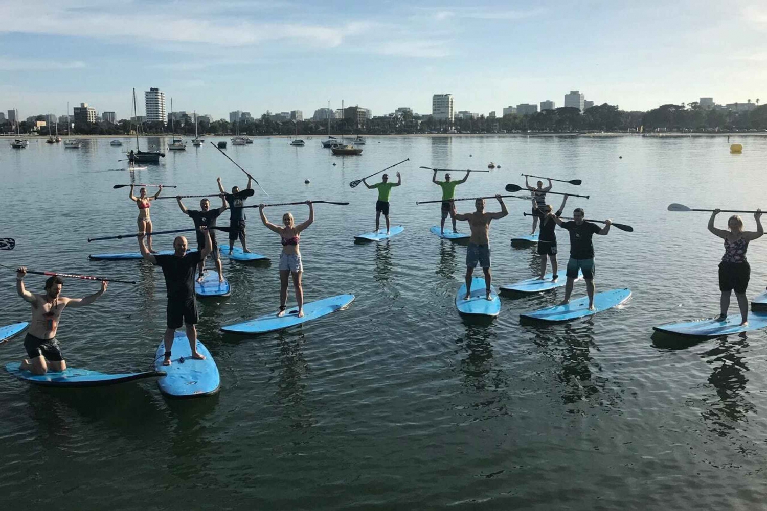 St Kilda: Group Lesson for Stand-Up Paddleboarding