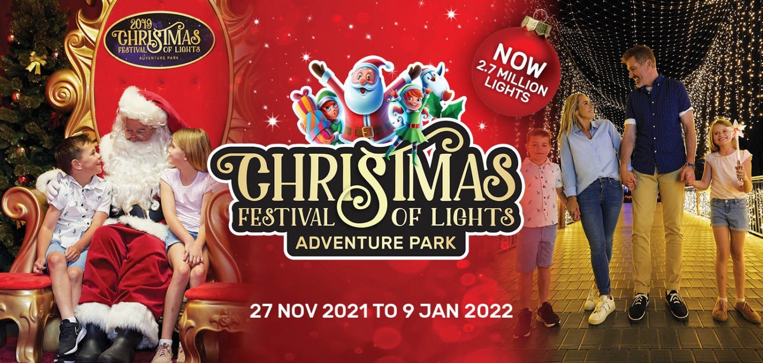 Events In Melbourne Around Christmas 2022 Adventure Park's Christmas Festival Of Lights | My Guide Melbourne