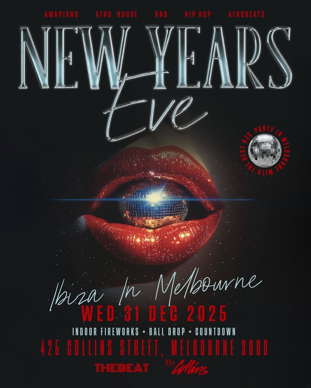 NEW YEAR’S EVE IN IBIZA… BUT MAKE IT MELBOURNE