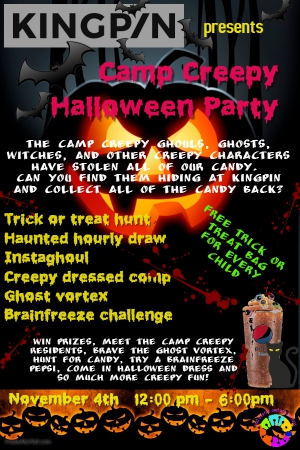 Camp Creepy Halloween party