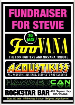 Foovana- Fundraiser for Stevie