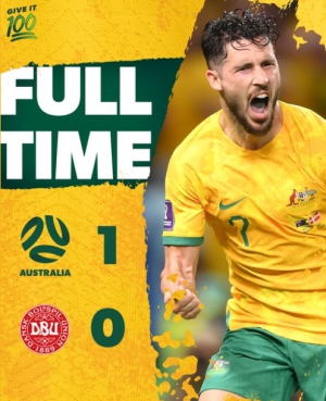 Socceroos into last 16 of FIFA World Cup