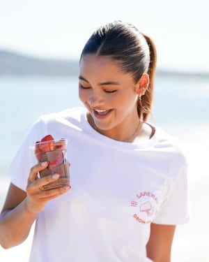 Erdbeeren und Schokolade im Tully's Corner Produceladen