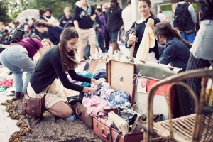 Suitcase Rummage in Melbourne at Sustainable Living Festival