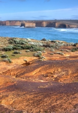 A View along the Great Ocean Road