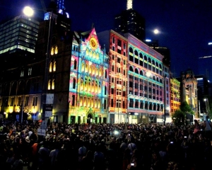 City lights up for White Night