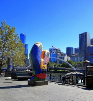 Hot summer day in Melbourne