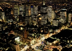Melbourne CBD from Eureka Tower