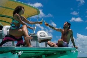 Tour en barco pontón de 3 h con acceso al Club de Playa y Kayaks gratuitos