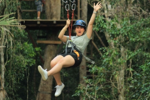 Experiencia de adrenalina, Atv, tirolinas, experiencia de nadar en un cenote