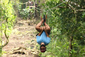 Experiencia de adrenalina, Atv, tirolinas, experiencia de nadar en un cenote