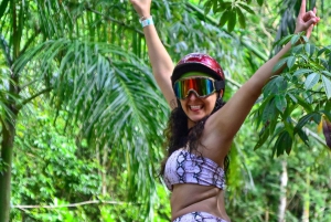 Tour de adrenalina: Atv, tirolinas y experiencia de nadar en un cenote