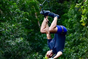 Adrenaline tour: Atv, Ziplines and Cenote swim experience