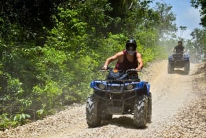 Akumal: Monkey Sanctuary, ATV, Cenote, & Yalku Snorkel Tour