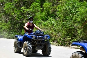 Akumal: Santuario de los Monos, Cenote, ATV y Excursión de Snorkel