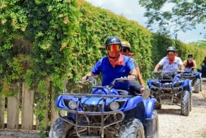 Akumal: Monkey Sanctuary Tour with ATV Road and Cenote Swim