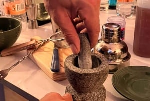 Ancient Mexican Mixology Workshop with Panoramic View in Coyoacán