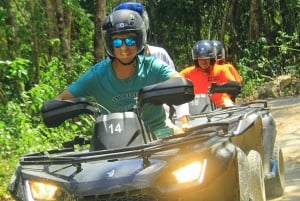 ATV, cenote y tirolesa desde Tulum/riviera maya con almuerzo