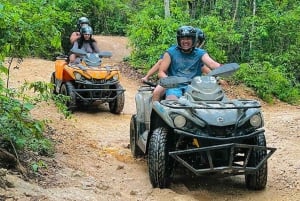 ATV, cenote y tirolesa desde Tulum/riviera maya con almuerzo