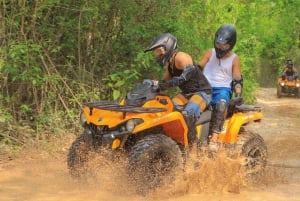 ATV, cenote y tirolesa desde Tulum/riviera maya con almuerzo