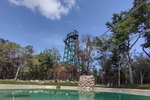 Aventura en quad, tirolina y cenote en Tulum con transporte