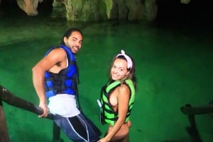 Aventura en quad, tirolina y cenote en Tulum con transporte