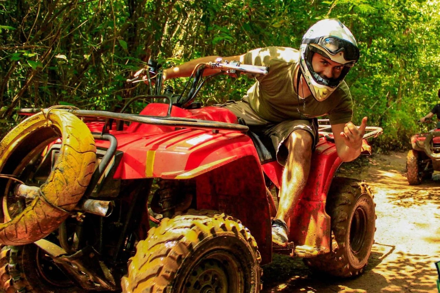 Cancún: Paseo en Atv, Tirolina y Nado en Cenote