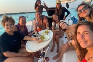 Bacalar: Tour privado en velero de 5 horas y puesta de sol en la Isla de los Pájaros