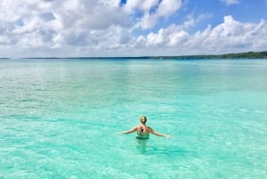 Laguna Bacalar: Tour en Pontón en Lancha y Balneario Mármol con Comidas