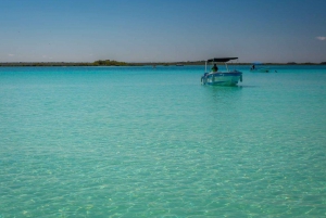 Pontón de Bacalar: Visita la Laguna de los 7 Colores y el Cenote Azul