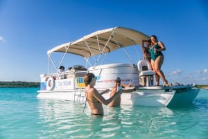 Bacalar: Tour en barco privado - Canal Pirata, Cenotes e Islas