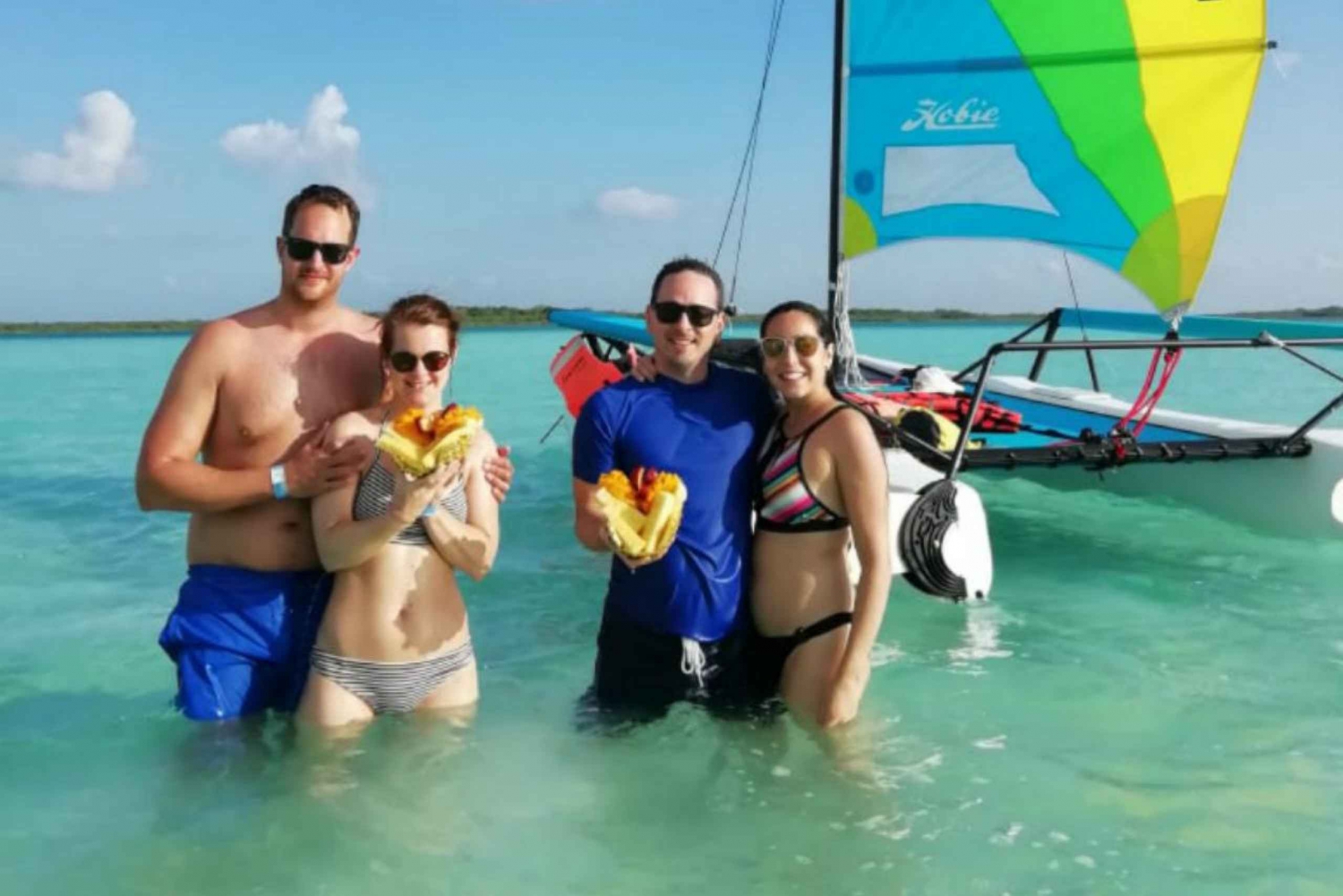 catamaran sailing bacalar