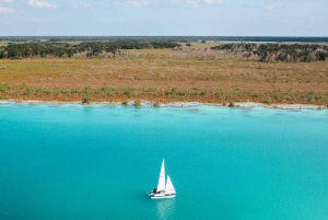 Bacalar: Private Sailing Trip with Biologist, SNORKEL and DAYPASS