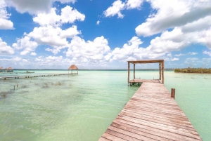 Bacalar’s Best: Cenote Azul and Lagoon Tour in Pontoon