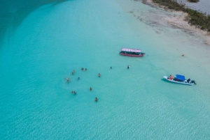 Bacalar’s Best: Cenote Azul and Lagoon Tour in Pontoon