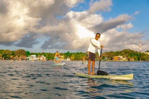 Bacalar: Sunrise Paddleboard Tour with Floating Picnic