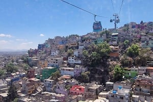 Cable Car Ride over Iztapalapa with Taco and Pulque Testing