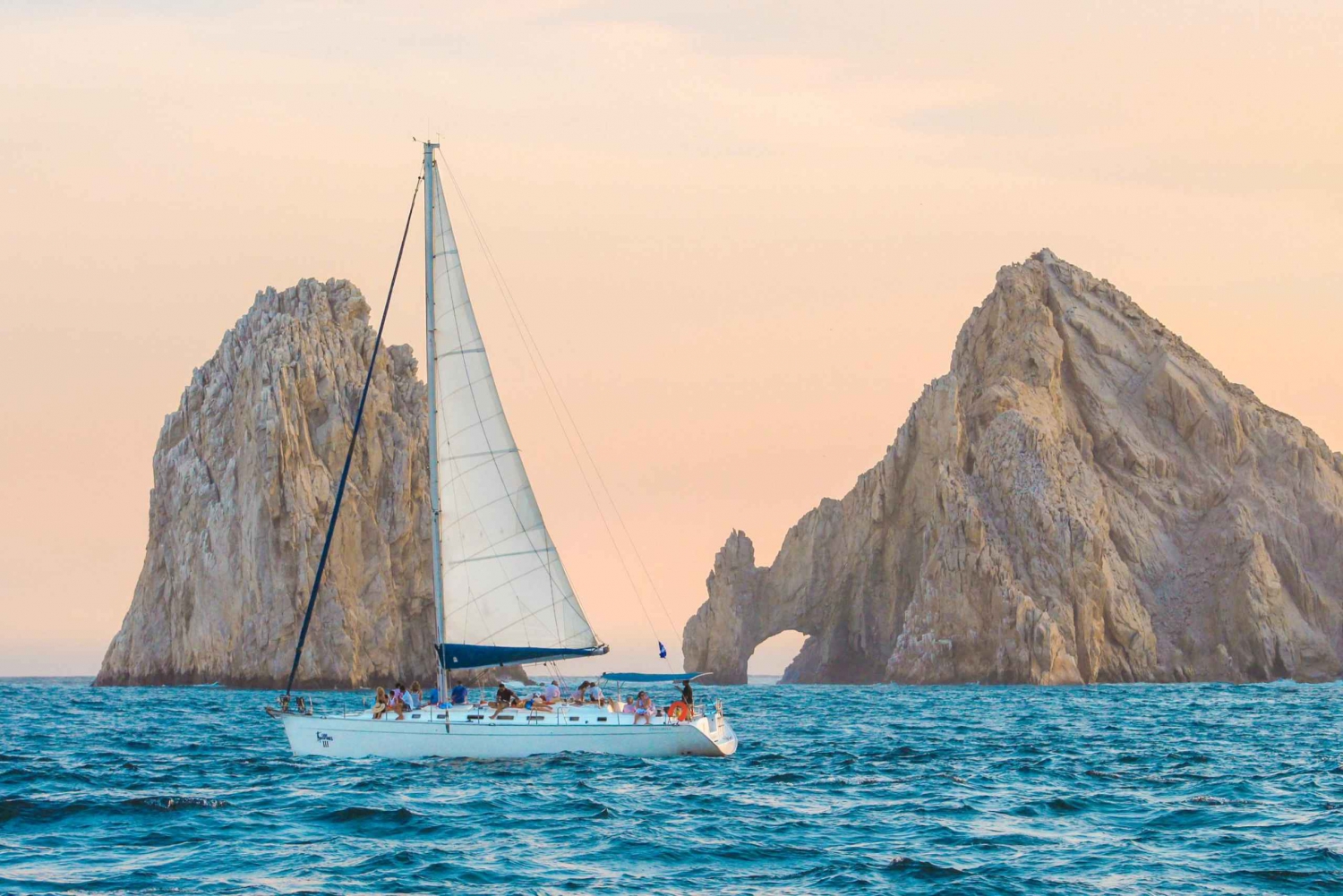 Cabo Luxury Sunset Sailing Adventure with Open Bar