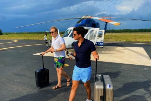 Cancún: Recorrido panorámico compartido en helicóptero de 15 minutos