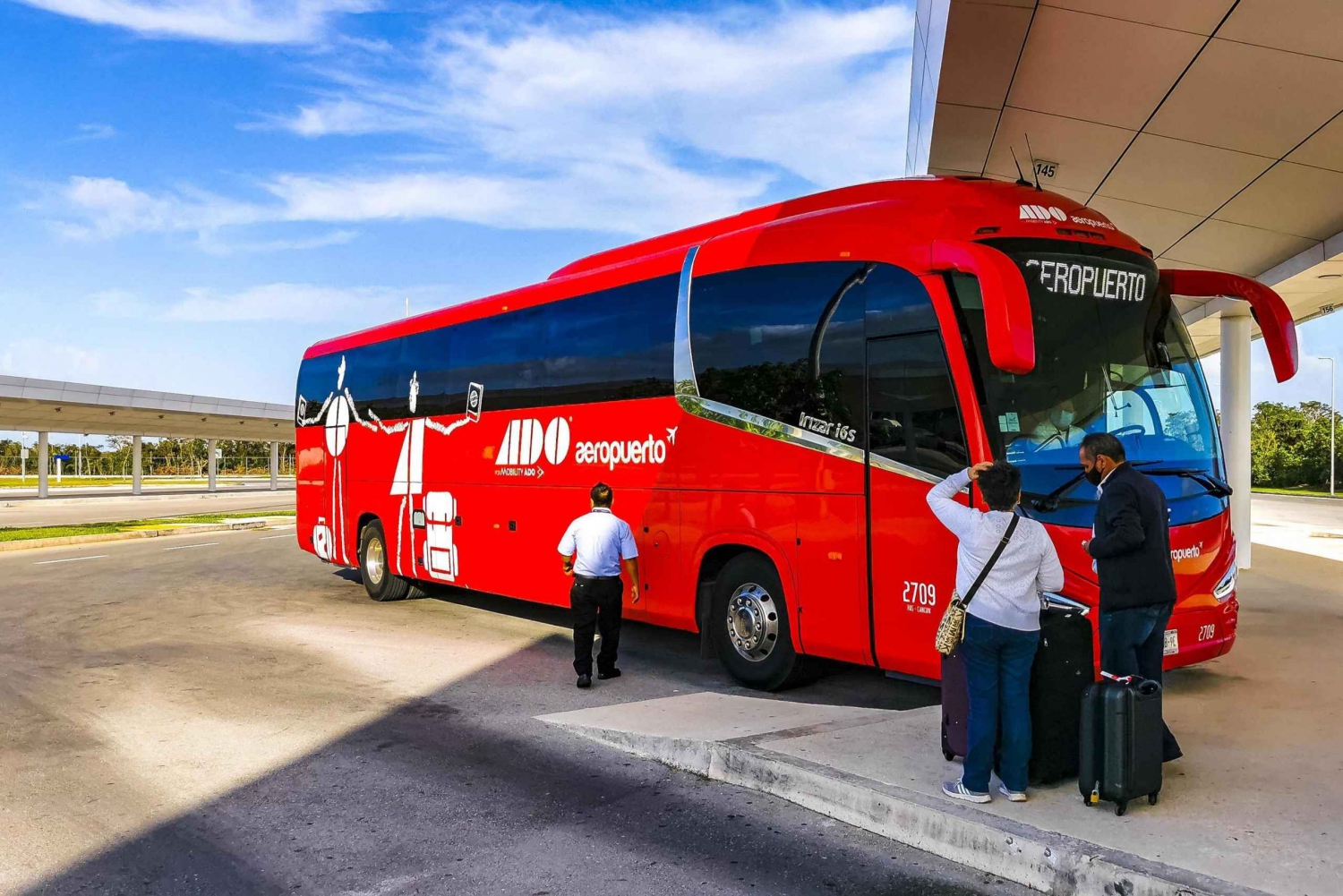 Cancun Airport: Bus Ticket to/from Playa del Carmen