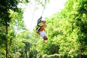 Cancún: ATV SHARE y Aventura en Tirolina con Baño en Cenote