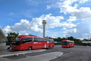 Cancún Central: Ticket de entrada en autobús a/desde Chichen Itzá