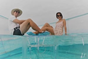 Cancún: Excursión en ClearBoat con cerveza y agua embotellada