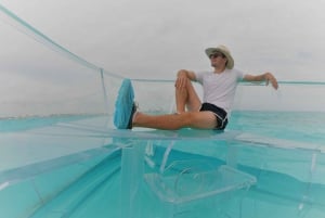 Cancún: Excursión en ClearBoat con cerveza y agua embotellada